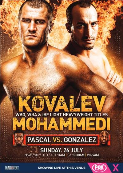 HBO Boxing - Kovalev vs. Mohammedi