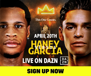 Watch Haney vs Garcia on DAZN