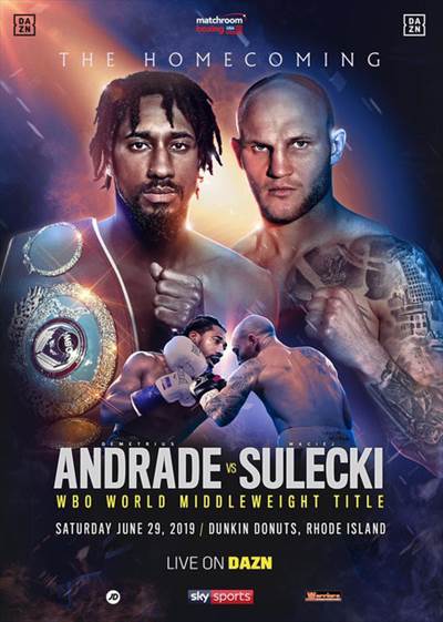 Boxing on DAZN - Andrade vs. Sulecki