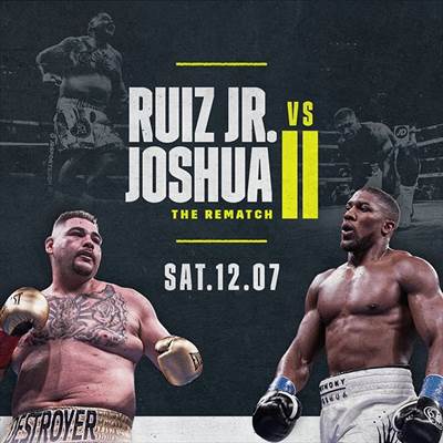Boxing on DAZN - Andy Ruiz vs. Anthony Joshua 2