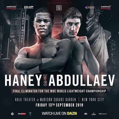 Boxing on DAZN - Devin Haney vs. Zaur Abdullaev