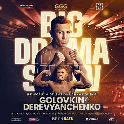 Boxing on DAZN - Gennady Golovkin vs. Sergiy Derevyanchenko