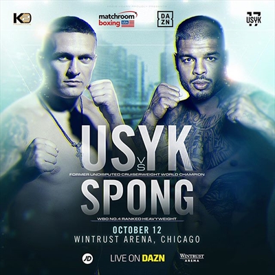 Boxing on DAZN - Oleksandr Usyk vs. Tyrone Spong