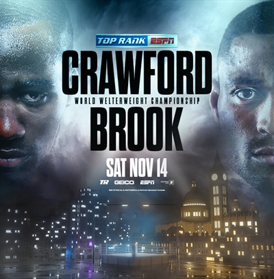 Boxing on ESPN - Terence Crawford vs. Kell Brook