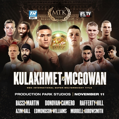 Boxing on ESPN+ - Tursynbay Kulakhmet vs Macaulay McGowan