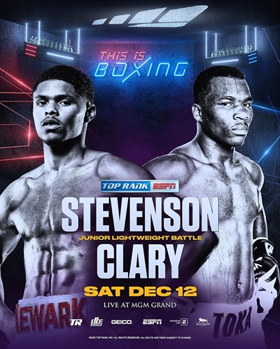 Boxing on ESPN - Shakur Stevenson vs. Toka Kahn Clary
