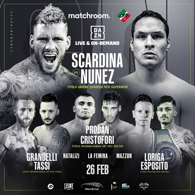 Boxing on DAZN - Daniele Scardina vs. Cesar Nunez