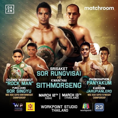 Boxing on DAZN - Srisaket Sor Rungvisai vs. Kwanthai Sithmorseng