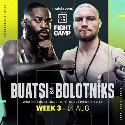 Boxing on DAZN - Joshua Buatsi vs. Ricards Bolotniks