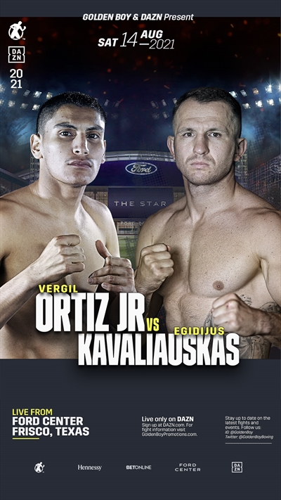 Boxing on DAZN - Vergil Ortiz Jr. vs. Egidijus Kavaliauskas