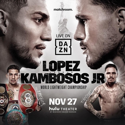 Boxing on DAZN - Teofimo Lopez vs. George Kambosos Jr.