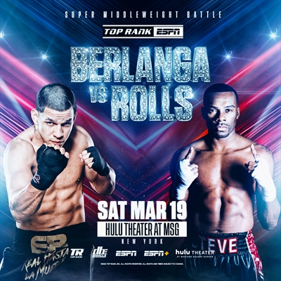 Boxing on ESPN+ - Edgar Berlanga vs. Steve Rolls