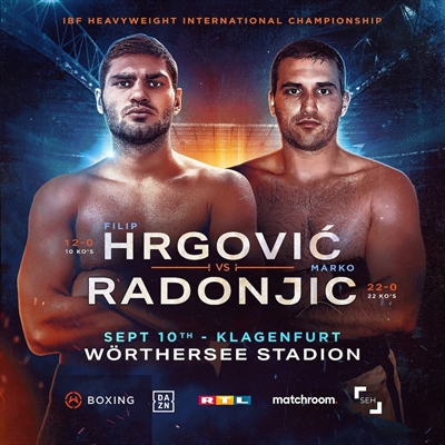 Boxing on DAZN - Filip Hrgovic vs. Marko Radonjic