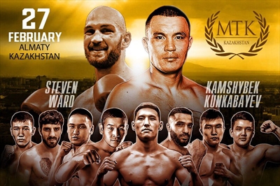 Boxing on ESPN+ - Steven Ward vs. Kamshybek Kunkabayev