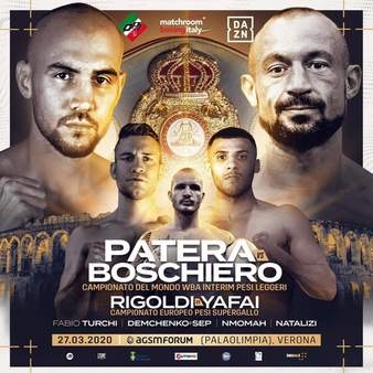Boxing on DAZN - Francesco Patera vs. Devis Boschiero