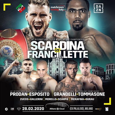 Boxing on DAZN - Daniele Scardina vs. Andrew Francillette