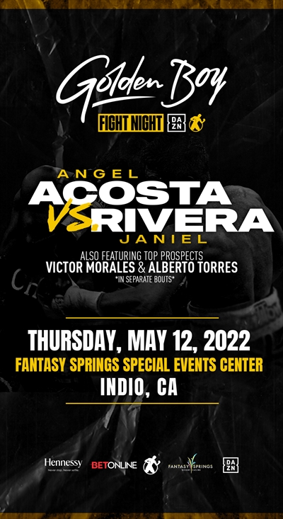 Boxing on DAZN - Angel Acosta vs. Janiel Rivera