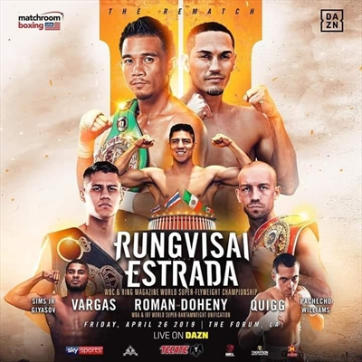 Boxing on DAZN - Rungvisai vs. Estrada