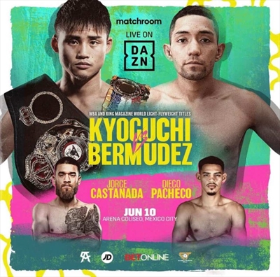 Boxing on DAZN - Hiroto Kyoguchi vs. Esteban Bermudez