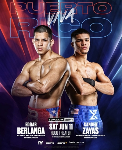Boxing on ESPN - Edgar Berlanga vs. Alexis Angulo