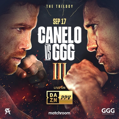 Boxing on DAZN - Canelo Alvarez vs. Gennadiy Golovkin 3