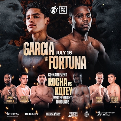 Boxing on DAZN - Ryan Garcia vs. Javier Fortuna