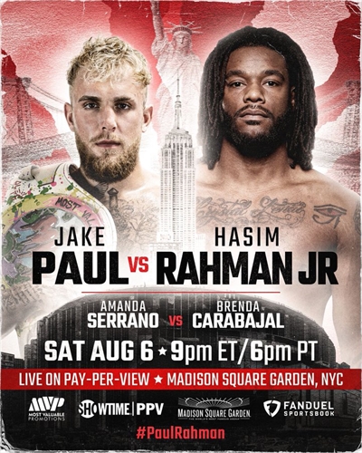 Showtime Boxing - Jake Paul vs. Hasim Rahman Jr.