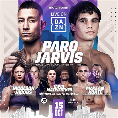 Boxing on DAZN - Liam Paro vs. Brock Jarvis