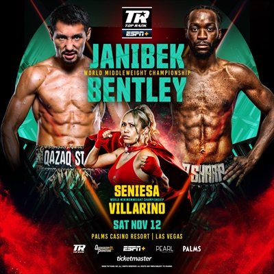 Boxing on ESPN+ - Janibek Alimkhanuly vs. Denzel Bentley