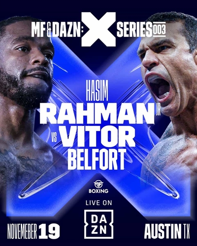 MF & DAZN: X Series 003 - Hasim Rahman Jr. vs. Vitor Belfort