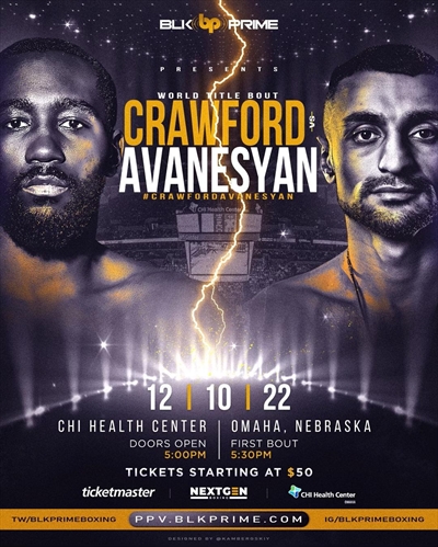 BLK Prime Boxing - Terence Crawford vs. David Avanesyan