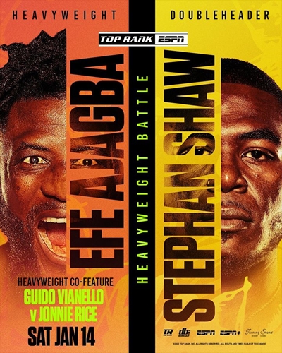 Boxing on ESPN - Efe Ajagba vs. Stephan Shaw