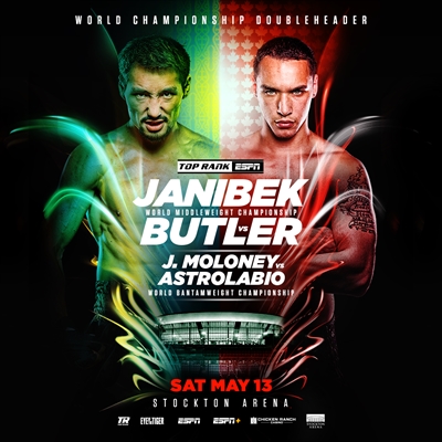 Boxing on ESPN+ - Janibek Alimkhanuly vs. Steven Butler