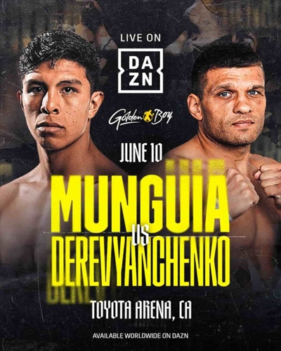 Boxing on DAZN - Jaime Munguia vs. Sergiy Derevyanchenko