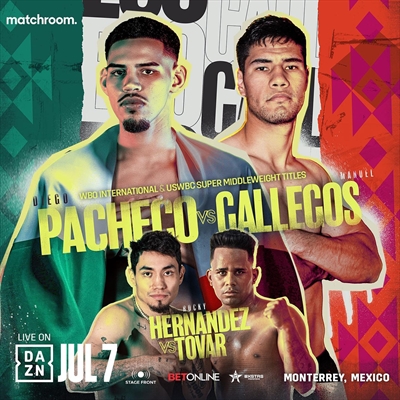 Boxing on DAZN - Diego Pacheco vs. Manuel Gallegos