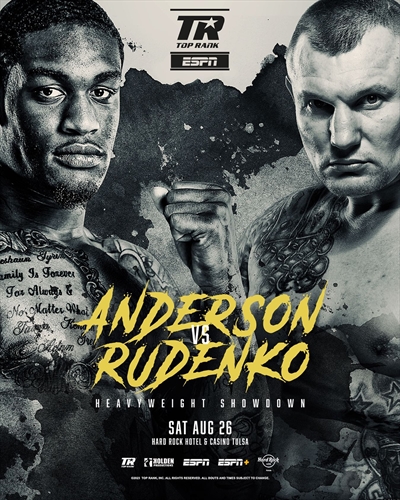 Boxing on ESPN+ - Jared Anderson vs. Andriy Rudenko
