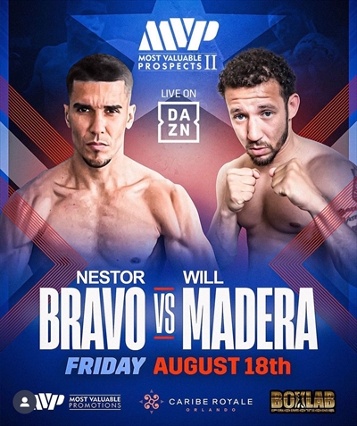 Boxing on DAZN - Nestor Bravo vs. Will Madera