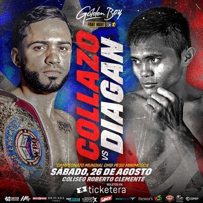 Boxing on DAZN - Oscar Collazo vs. Garen Diagan