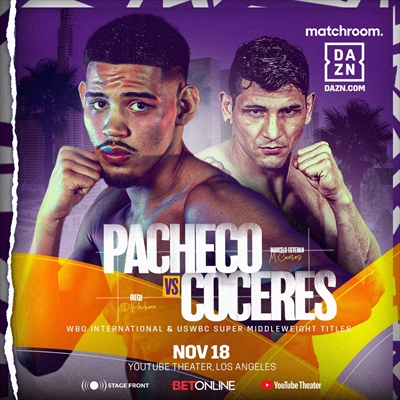 Boxing on DAZN - Diego Pacheco vs. Marcelo Coceres