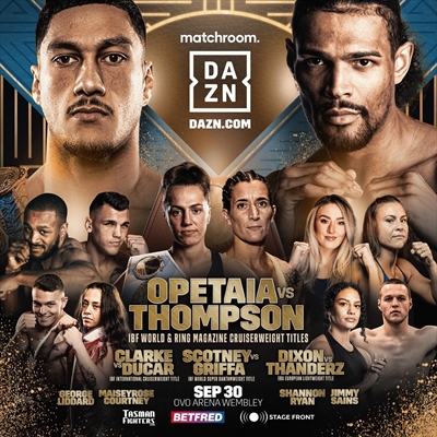 Boxing on DAZN - Jai Opetaia vs. Jordan Thompson