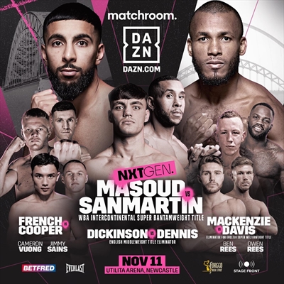 Boxing on DAZN - Shabaz Masoud vs. Jose Sanmartin