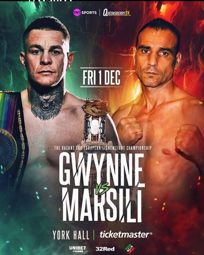 Queensberry Promotions - Gavin Gwynne vs. Emiliano Marsili