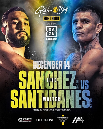 Boxing on DAZN - Jose Sanchez vs. Walter Santibanes