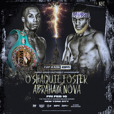 Boxing on ESPN+ - O’Shaquie Foster vs. Abraham Nova
