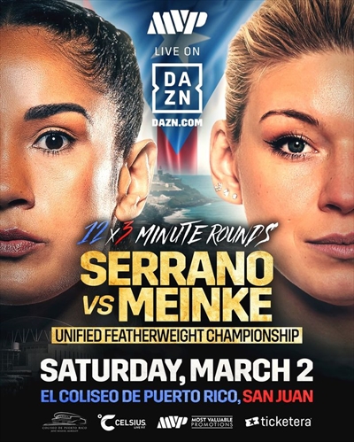 Boxing on DAZN - Amanda Serrano vs. Nina Meinke