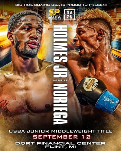 Boxing on DAZN - Ardreal Holmes Jr. vs. Hugo Noriega