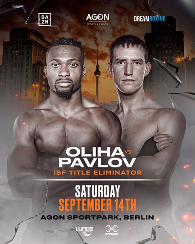 Boxing on DAZN - Etinosa Oliha vs. Alexander Pavlov
