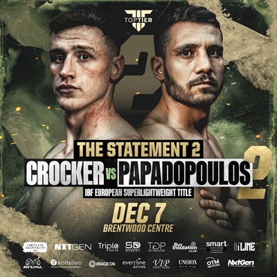 Boxing - Ben Crocker vs. Stelios Papadopoulos