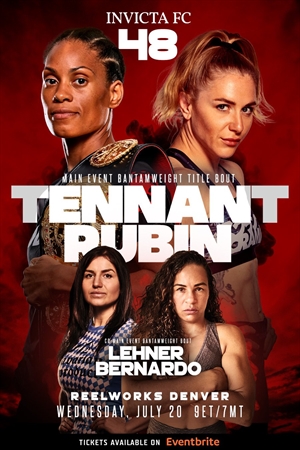 Invicta FC 48 - Tennant vs. Rubin