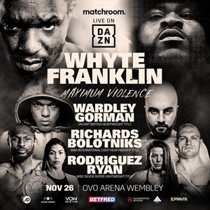 Boxing on DAZN - Dillian Whyte vs. Jermaine Franklin